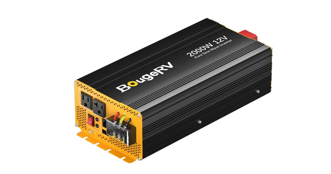 thumbnail image 2 of VOLTWORKS VS-1000PB Pure Sine Wave Power Inverter – 1000W, DC 12V To AC 110-120V – Used 2 of 5