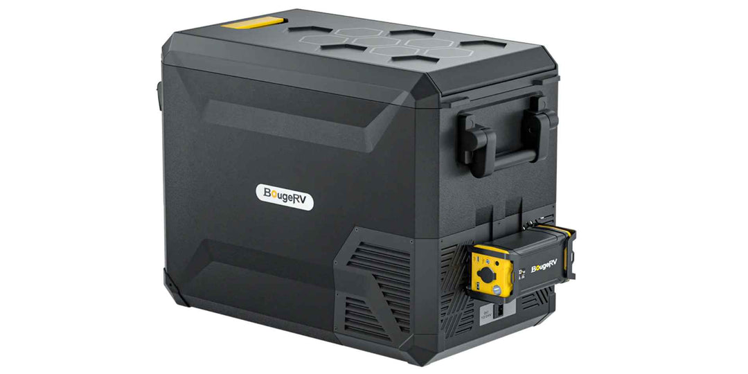 BougeRV’s ASPEN dual-zone fridge with battery backup
