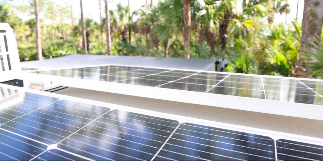 BougeRV’s Monocrystalline solar panels for a tiny house