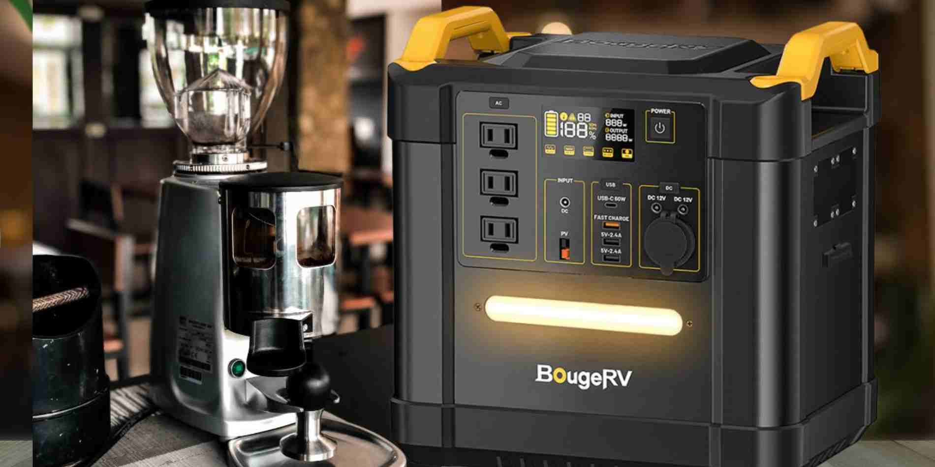 Portable Mini Espresso Machine, 12V/24V Rechargeable Car Coffee Maker