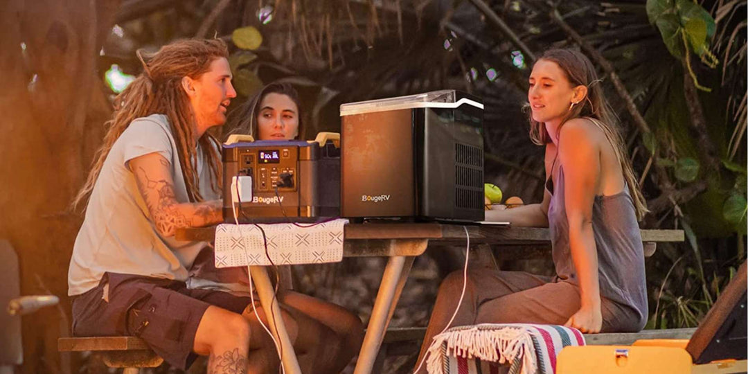 BougeRV's portable power station for camping
