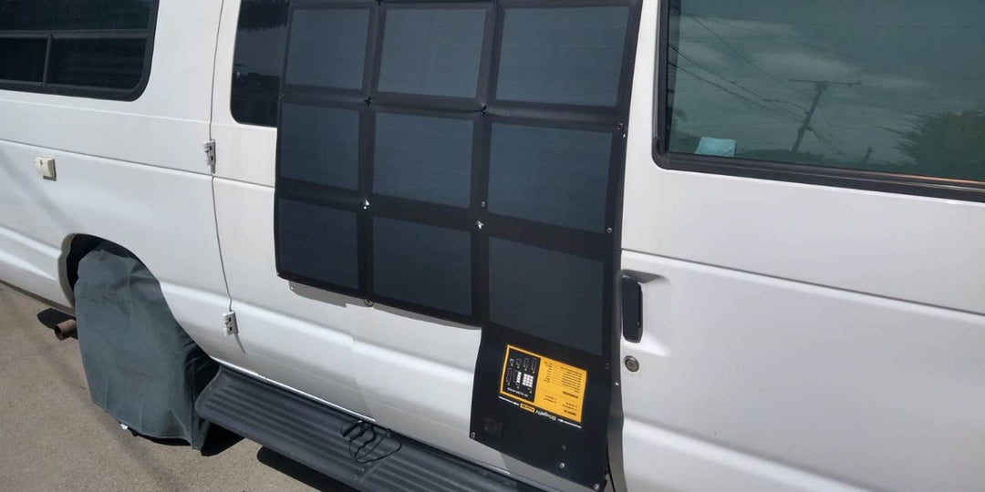 BougeRV solar blanket for camping