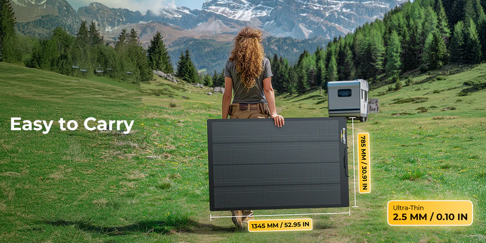 BougeRV Arch Pro Flexible Solar Panels with Anti-Shading Technology