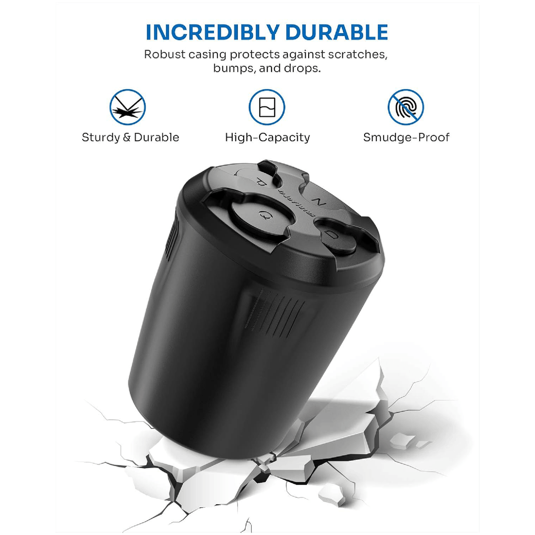 BougeRV Black Coin Holder for Car