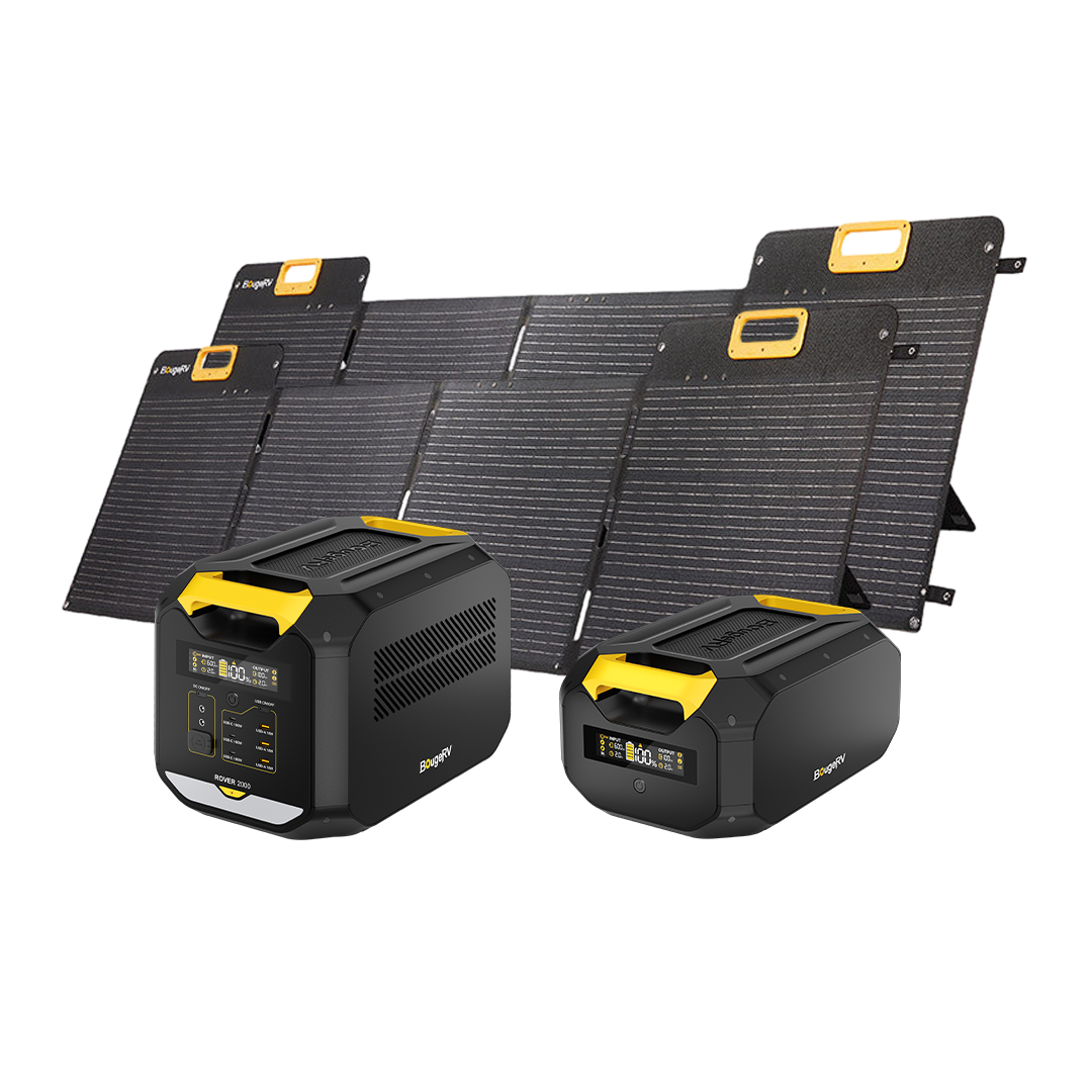 BougeRV Solar Generator & Portable Solar Panel Kit