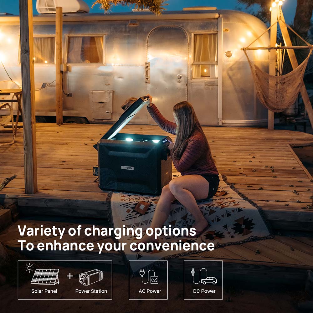 ASPEN 40 12 Volt 43QT Dual Zone Fridge with 220Wh Battery