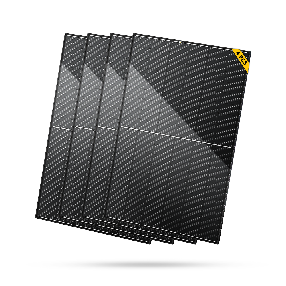 BougeRV Bifacial 800 Watts 10BB 12V/24V Rigid Solar Panel