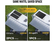 400w 10BB solar panel with save 10% roof speace