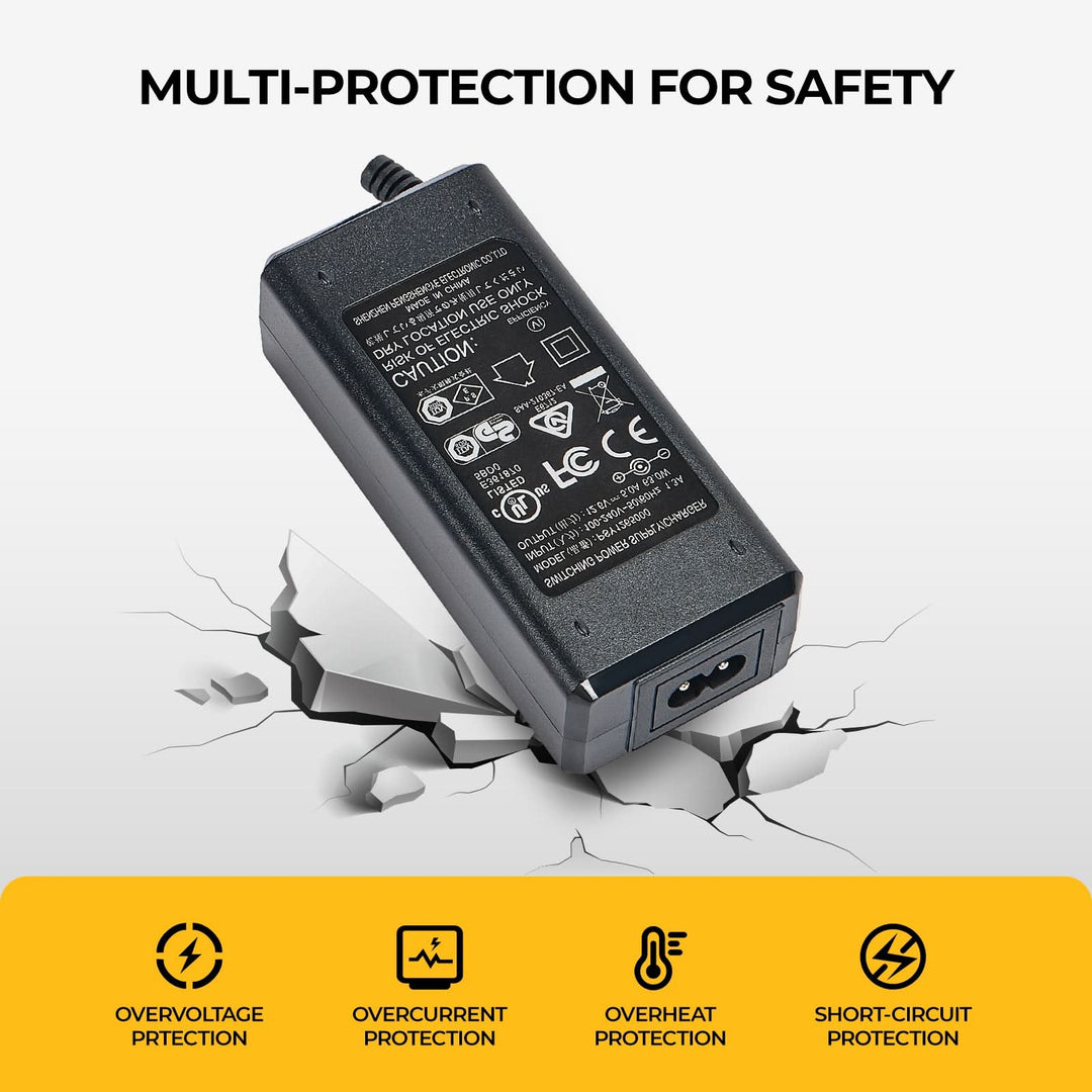 BougeRV 63W AC Power Cord for JuiceGo and 277Wh Power Supply