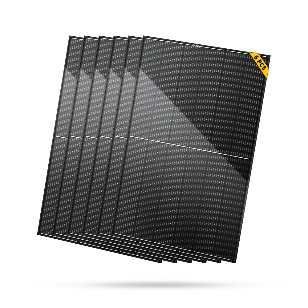 BougeRV Bifacial 800 Watts 10BB 12V/24V Rigid Solar Panel