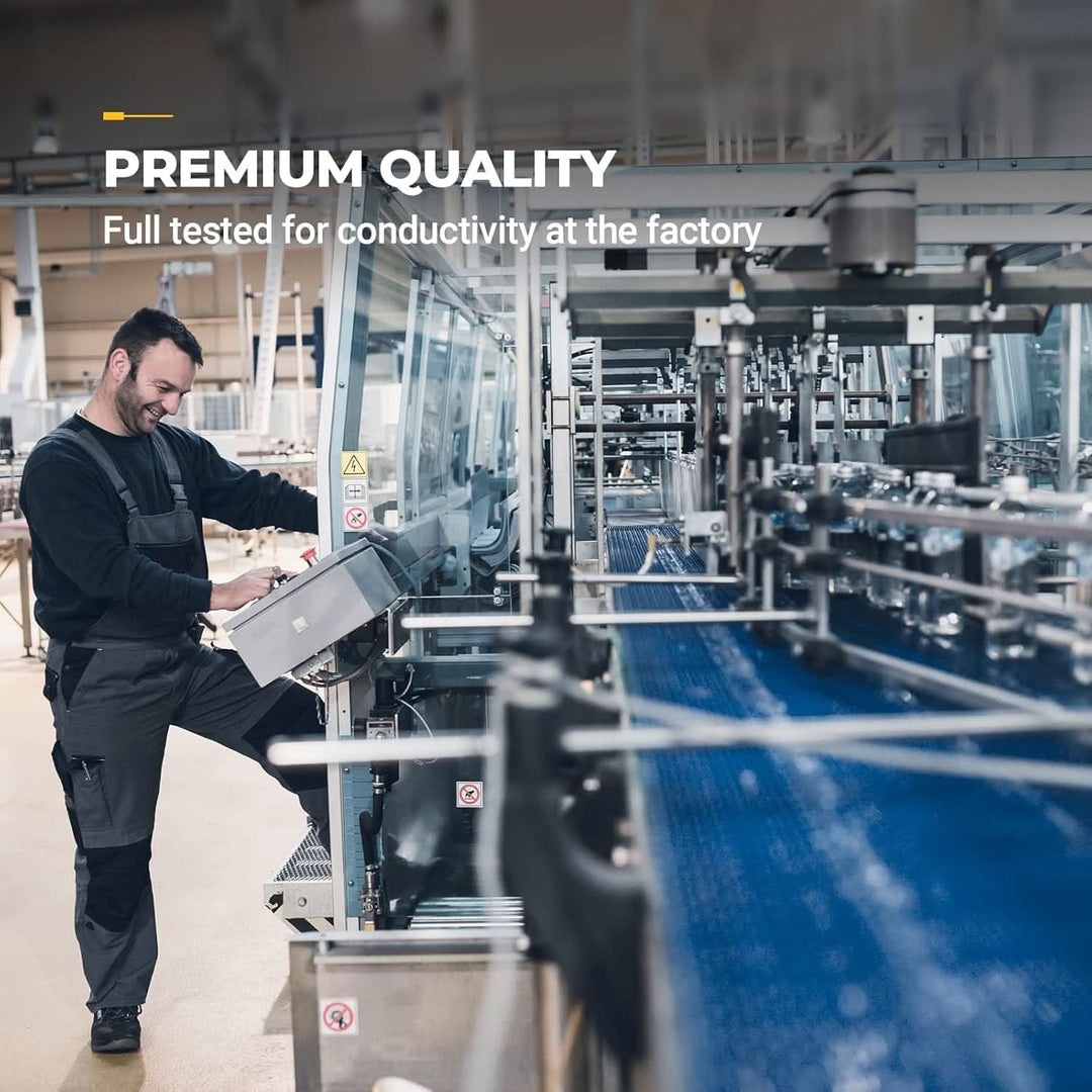 Solar Extension Cable with Extra Free Connectors(xx FT Red+xx FT Black)