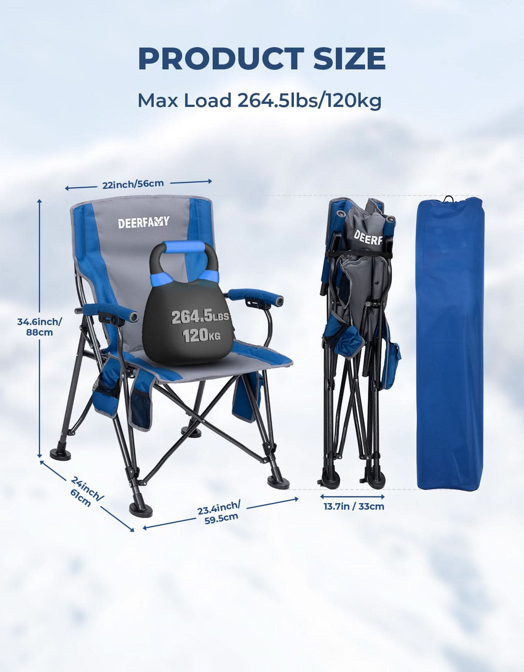 DEERFAMY Heated Outdoor Chair