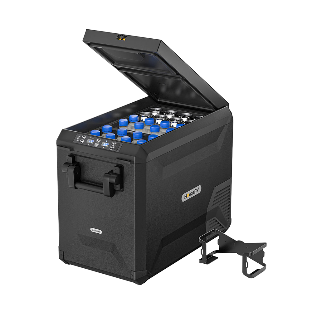 ASPEN 40 12 Volt 43QT Dual Zone Fridge with 220Wh Battery