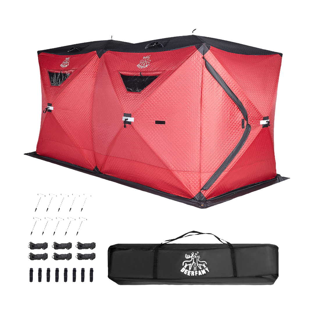 insulated ice fishing tent 6-8 Person Insulated Ice Fishing Tent