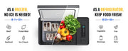 BougeRV 12V 23-quart portable fridge for fresh and chilled food and drinks