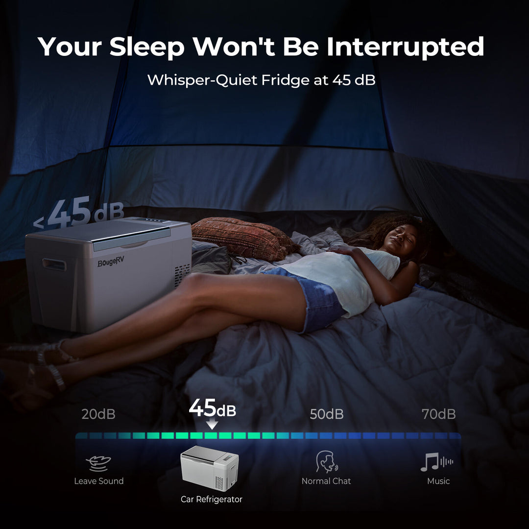 Whisper-Quiet Fridge at 45 dB