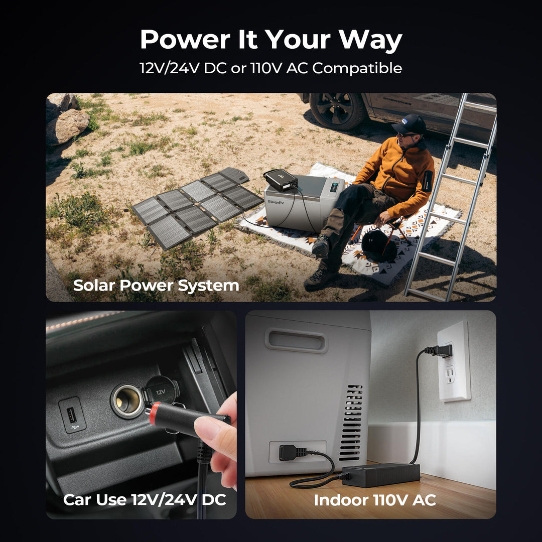 3-way portable refrigerator