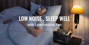 BougeRV portable power station low noise does not affect your rest