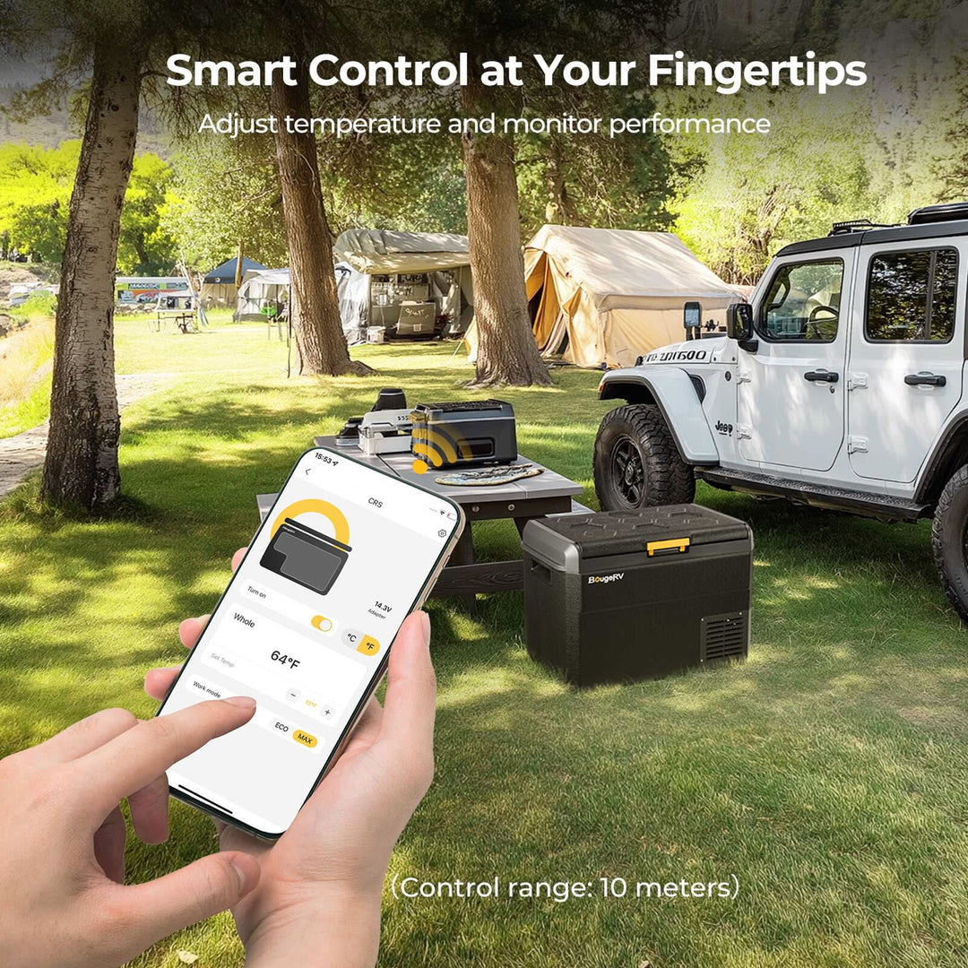 BougeRV CRS 53 Quart 12V Car Fridge