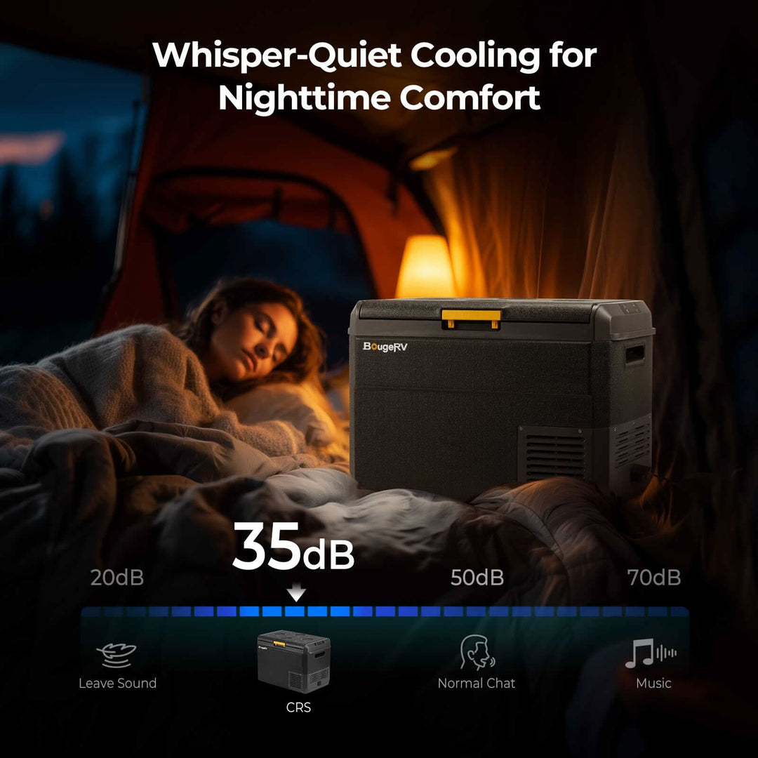 BougeRV CRS 53 Quart 12V Car Fridge