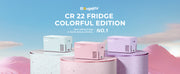 BougeRV CR 22 colorful fridge