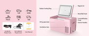 pink mini fridge for camping