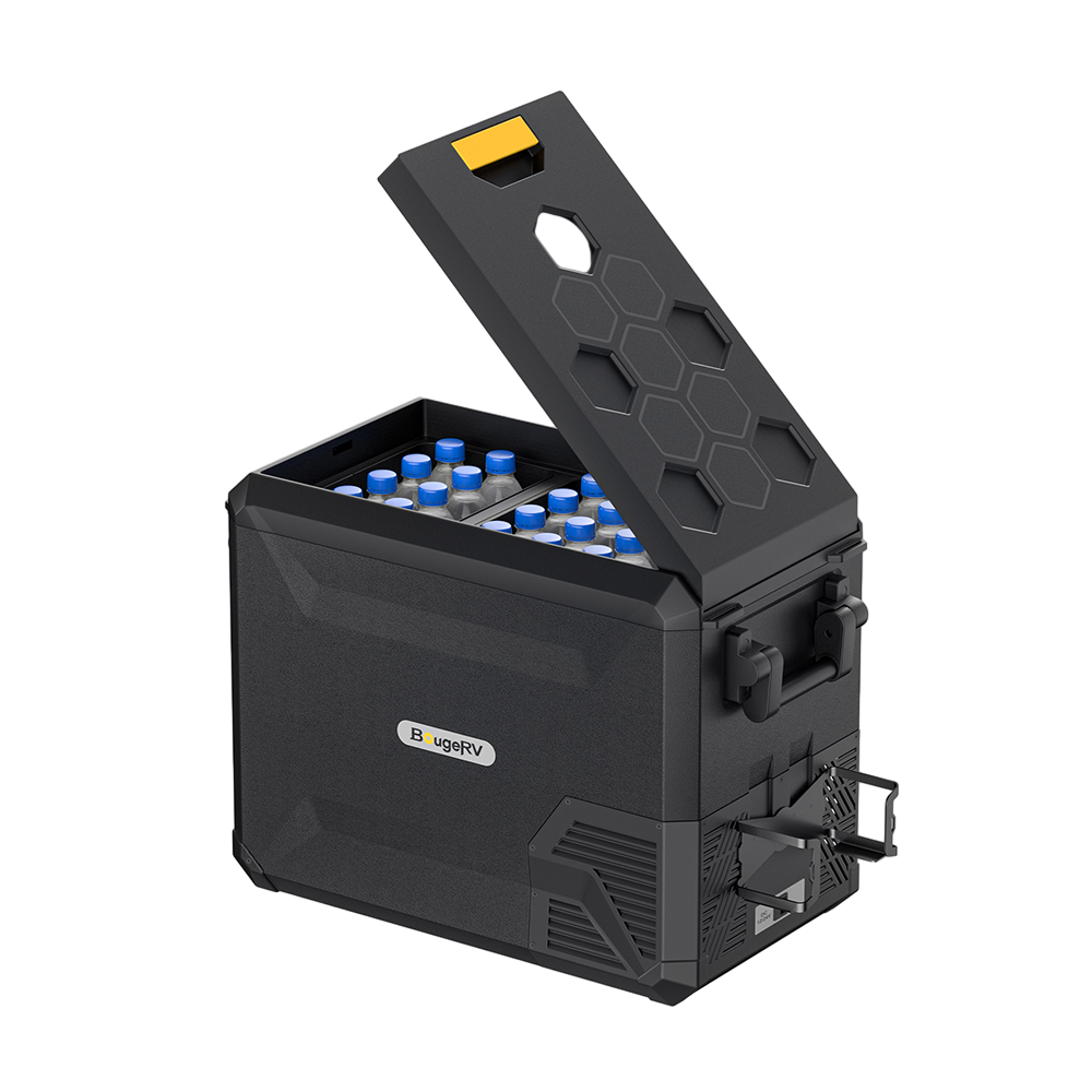 ASPEN 40 12 Volt 43QT Dual Zone Fridge with 220Wh Battery