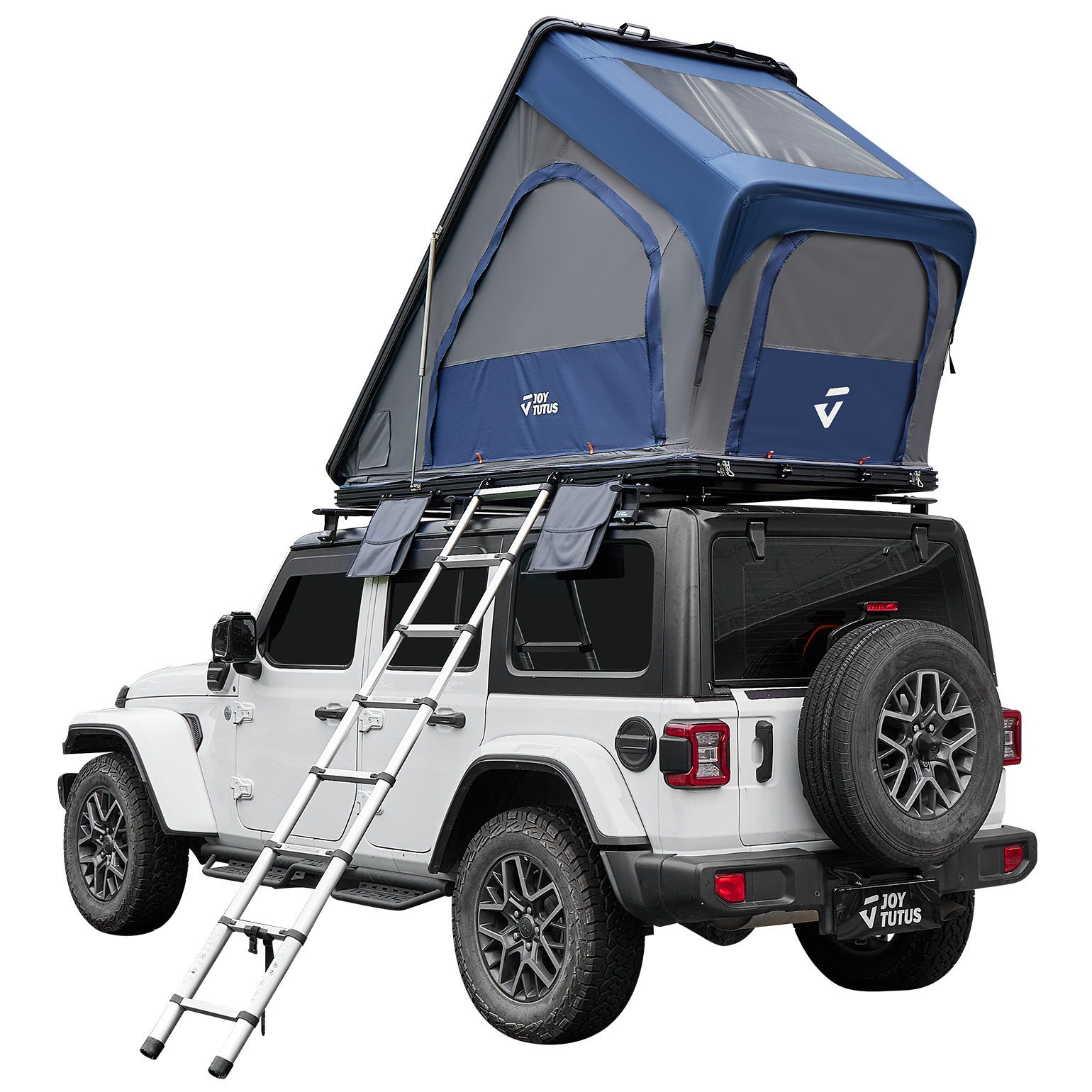 joytutus pickup truck tent JOYTUTUS Overland Rooftop Tent, Aluminum Hard Shell Rooftop Tent for Truck, SUV