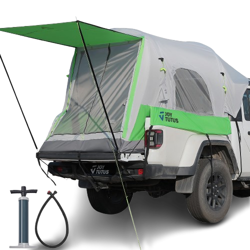 joytutus pickup truck tent Inflatable Truck Bed Tent with Awning – 2 Person Pickup Camping Tent – BougeRV
