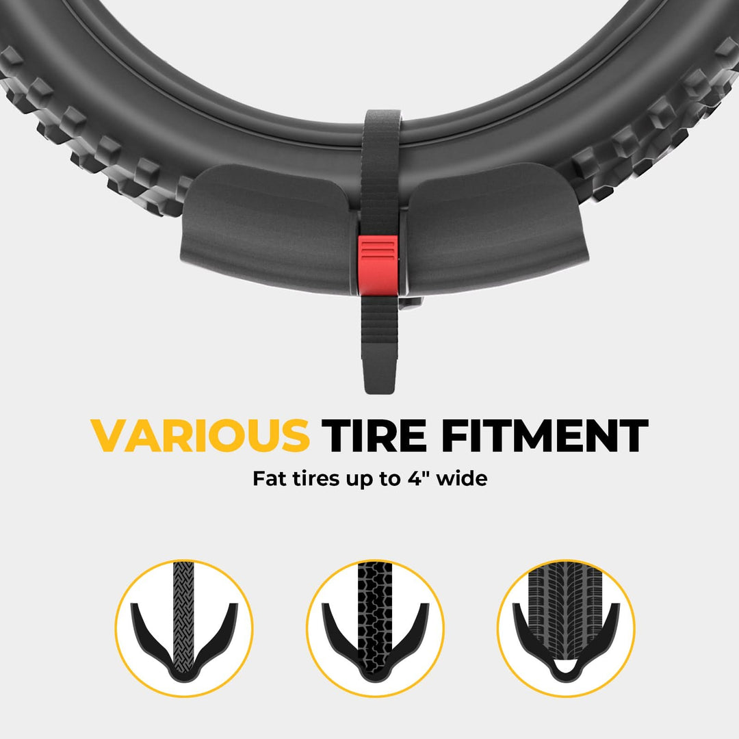 BougeRV Lockable Hitch Mount Bike Rack Platform 2-Bike Carrier