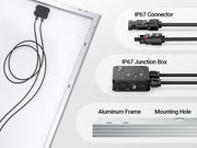 200W Solar panel withIP67 Waterproof Box