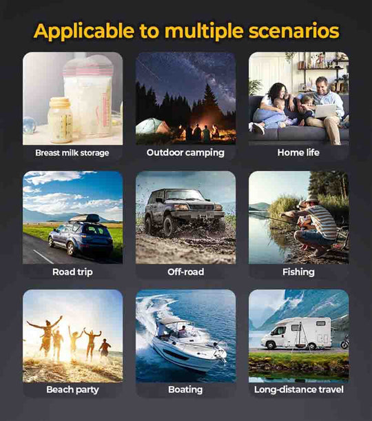 bougerv 53 qt fridge applicable to multiple scenarios