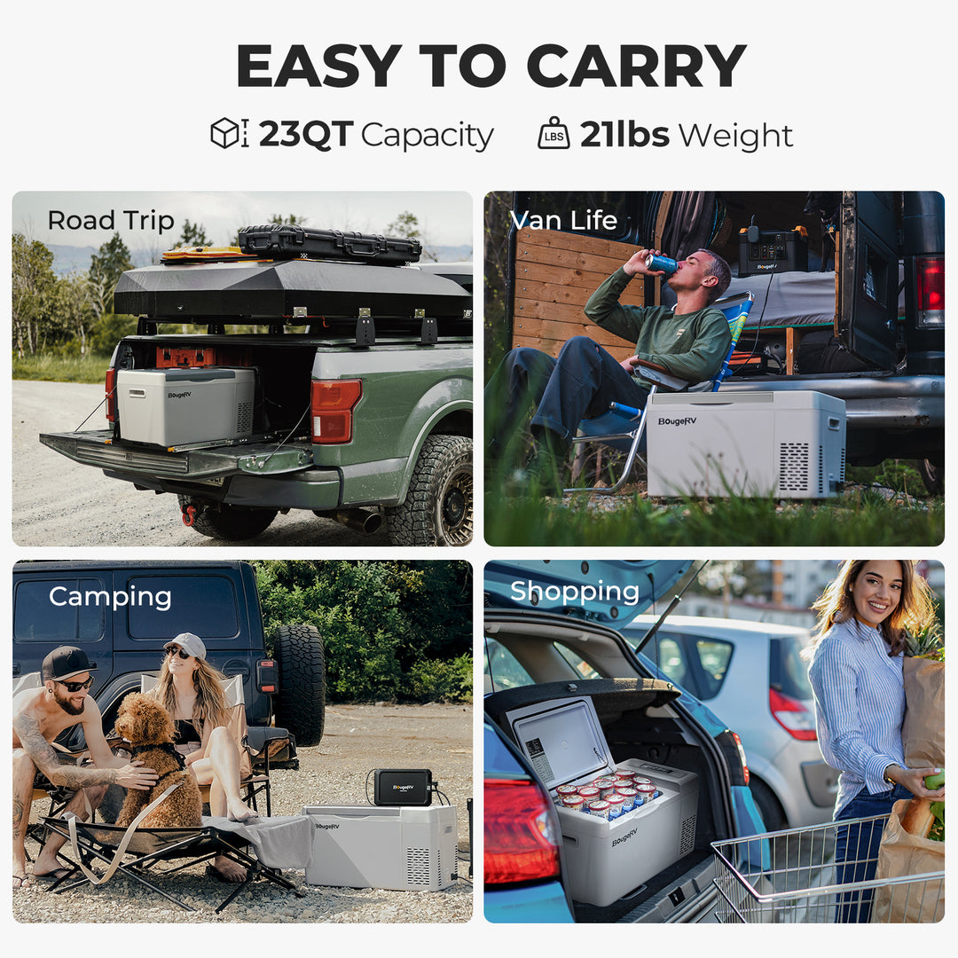 23qt camping fridge for van/car