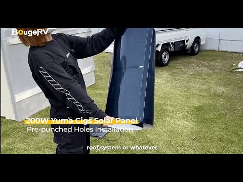 BougeRV Yuma 800W (200W*4pcs) Thin-Film Flexible Solar Panel with Adhesive