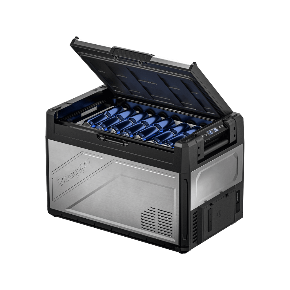 BougeRV New Rocky V3.0 55QT Dual Zone 12V Car Fridge