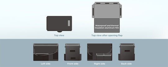 refrigerator easy to put in and put on