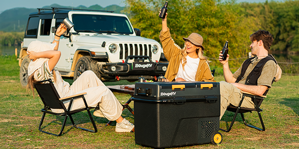 12V fridge for camping