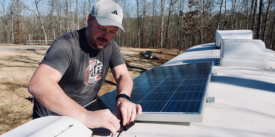 RV solar panel installation guide