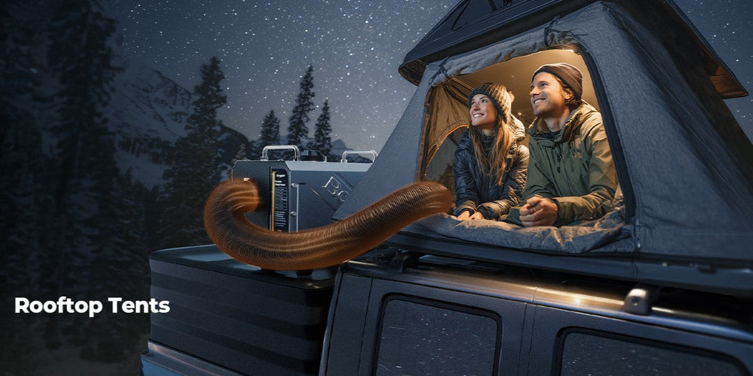 BougeRV portable diesel heaters for tent