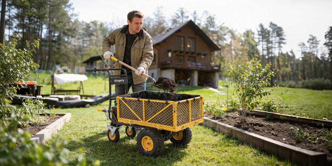 BougeRV electric garden cart for yard work