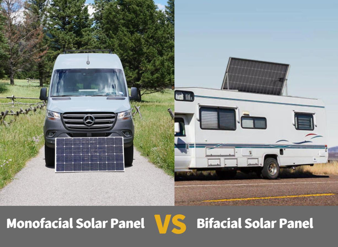 Monfacial solar panel vs. bifacial solar panel