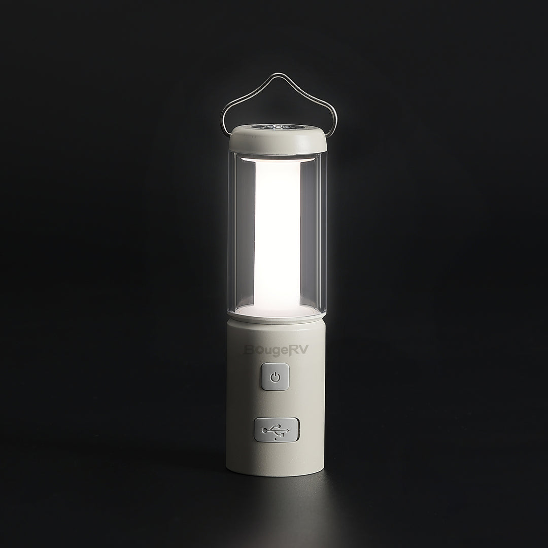 BougeRV Portable Flashlight Rechargeable Camping Tent Lantern