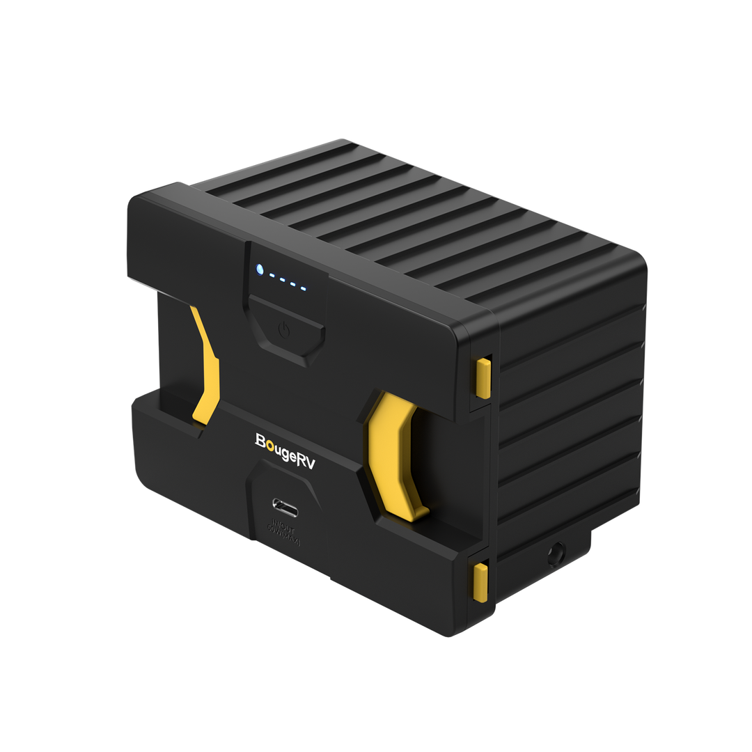 BougeRV CRD2 Dual Zone Solar Battery Portable Fridge Kit