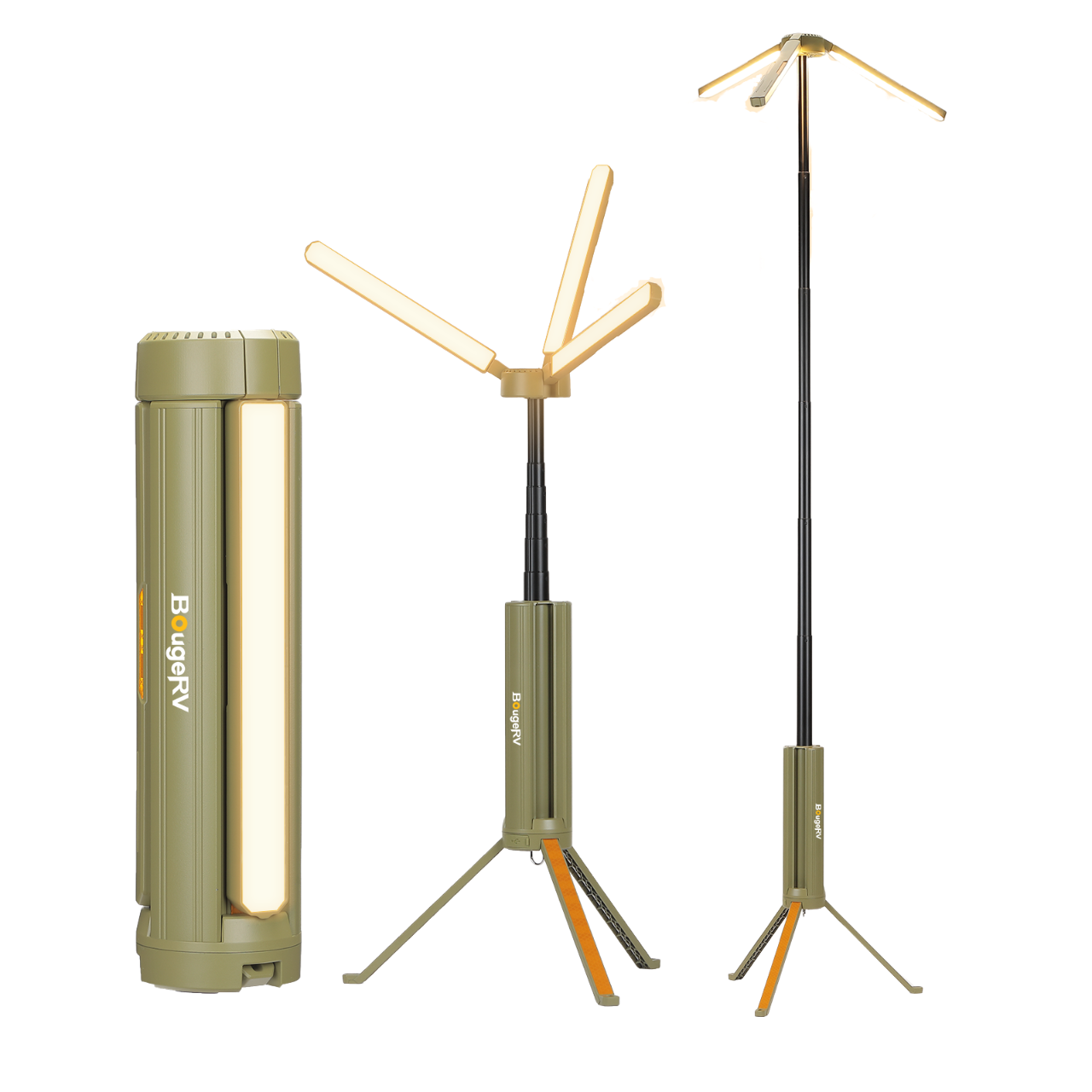 BougeRV telescopic camping lantern