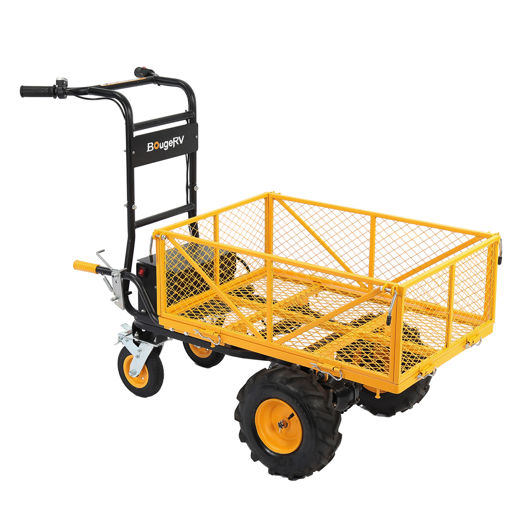 BougeRV 4-wheel electric utility garden cart