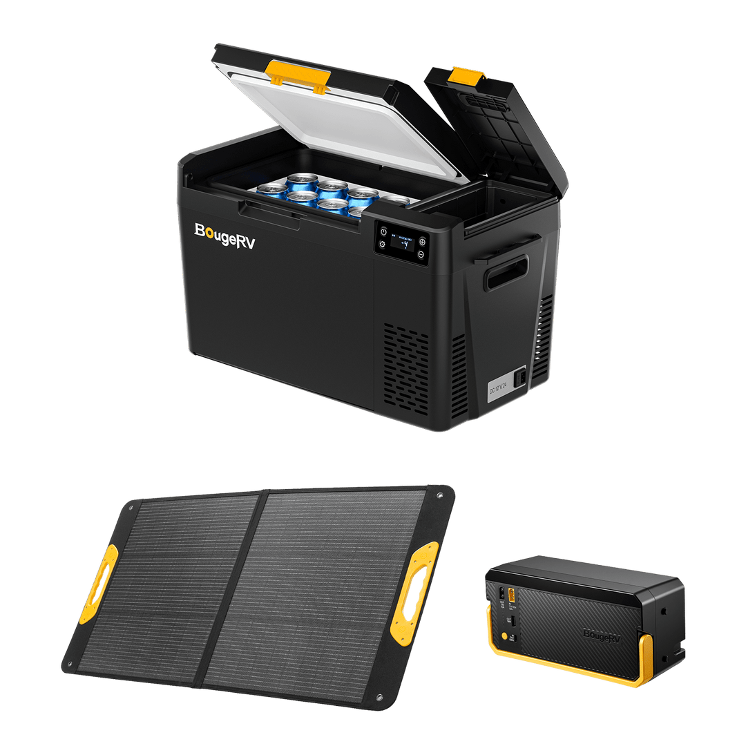 BougeRV New CRX3 23QT Compressor Cooler 12V Car Fridge
