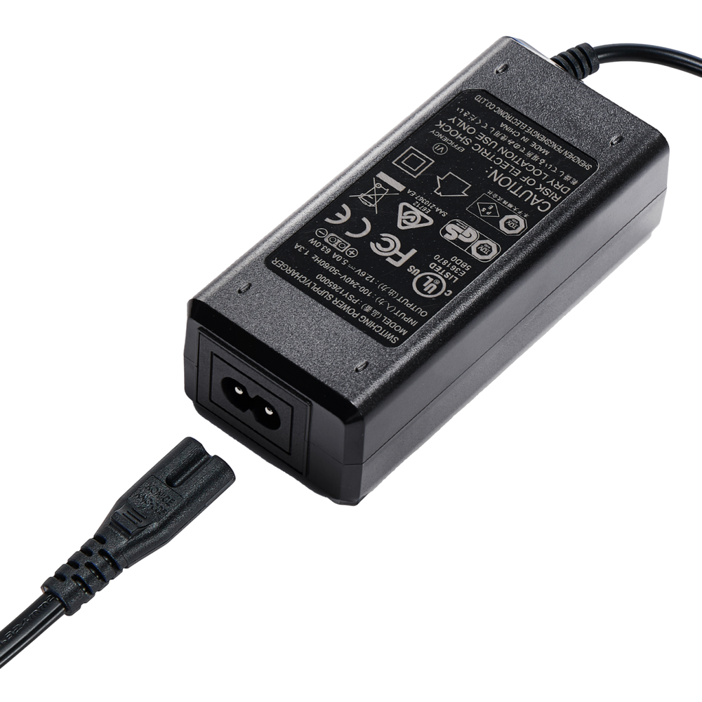 BougeRV New 63W AC Power Cord for 240Wh Detachable Battery and 266Wh Power Supply