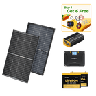 BougeRV 12V 400 Watt Rigid Solar System Kit