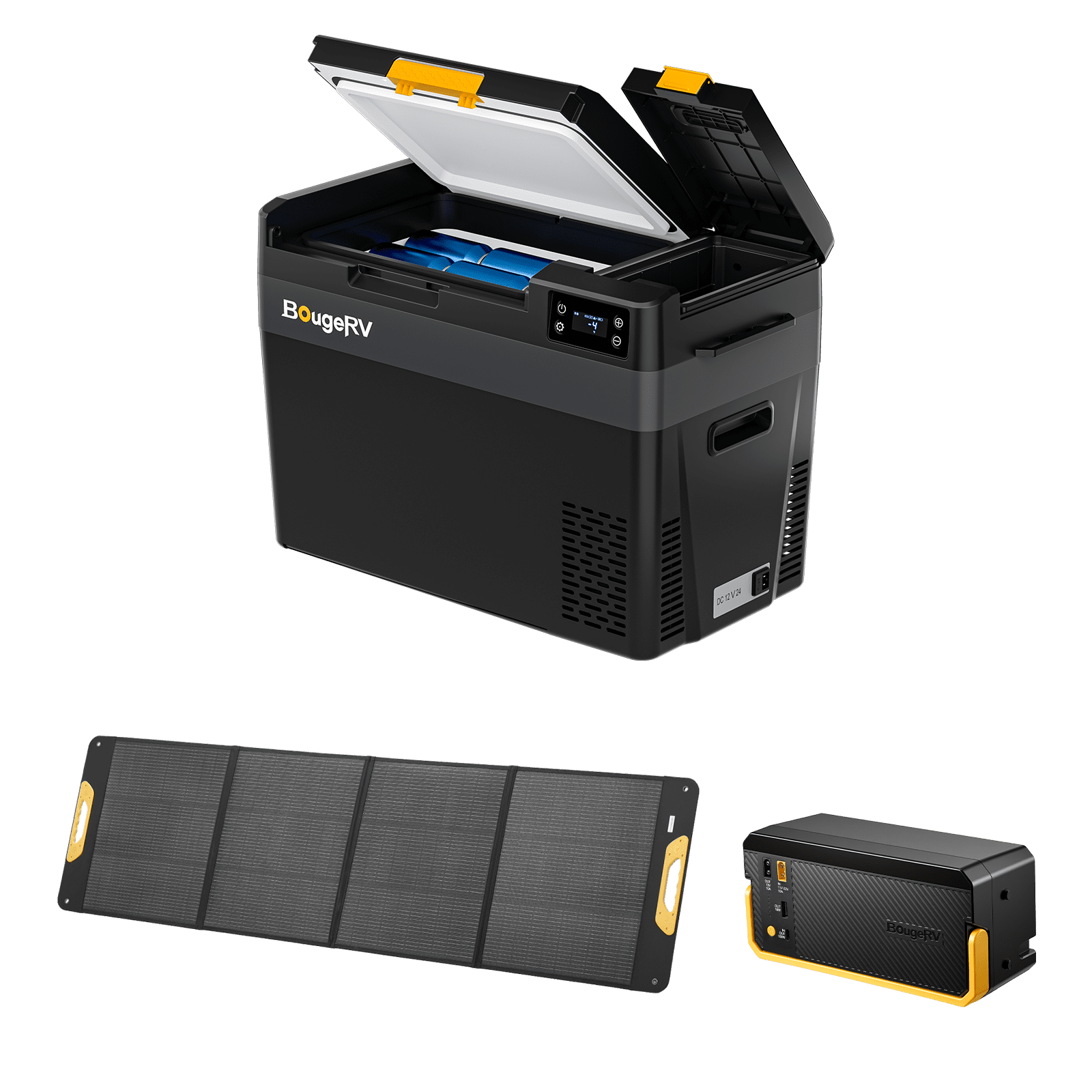Refrigerador/Congelador Eléctrico Portátil 12V BougeRV New CRX3 30QT