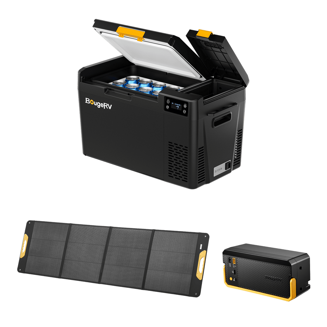 BougeRV New CRX3 23QT Compressor Cooler 12V Car Fridge